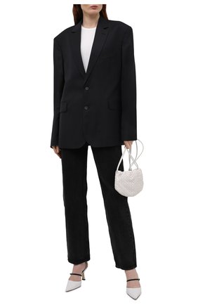 Женский шерстяной жакет BALENCIAGA черного цвета по цене 198500 руб., арт. 642275/TKT08 | Фото 2 Женский шерстяной жакет BALENCIAGA черного цвета, арт. 642275/TKT08 | Фото 2