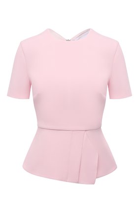 Женский топ ROLAND MOURET светло-розового цвета по цене 55950 руб., арт. SS21/S2288/F2196 | Фото 1 Женский топ ROLAND MOURET светло-розового цвета, арт. SS21/S2288/F2196 | Фото 1
