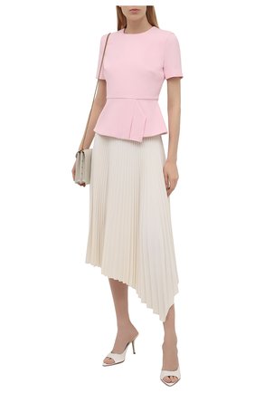 Женский топ ROLAND MOURET светло-розового цвета по цене 55950 руб., арт. SS21/S2288/F2196 | Фото 2 Женский топ ROLAND MOURET светло-розового цвета, арт. SS21/S2288/F2196 | Фото 2