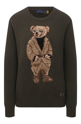 Женский хлопковый свитер POLO RALPH LAUREN хаки цвета по цене 37950 руб., арт. 211839022 | Фото 1 Женский хлопковый свитер POLO RALPH LAUREN хаки цвета, арт. 211839022 | Фото 1 (Стили: Кэжуэл; Длина (для топов): Стандартные; Рукава: Длинные; Женское Кросс-КТ: Свитер-одежда; Материал внешний: Хлопок)