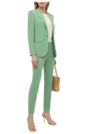 Женский шерстяной жакет RALPH LAUREN светло-зеленого цвета по цене 176000 руб., арт. 290846392 | Фото 2 Женский шерстяной жакет RALPH LAUREN светло-зеленого цвета, арт. 290846392 | Фото 2
