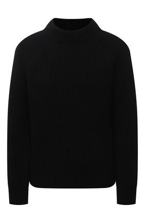 Женский шерстяной свитер SAINT LAURENT черного цвета, арт. 609356/YAFH2 | Фото 1 (Стили: Кэжуэл; Рукава: Длинные; Длина (для топов): Стандартные; Материал внешний: Шерсть, Кашемир; Женское Кросс-КТ: Свитер-одежда)
