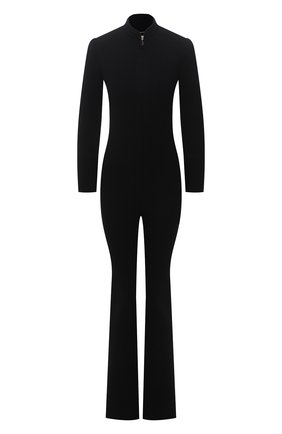 Женский шерстяной комбинезон SAINT LAURENT черного цвета по цене 181000 руб., арт. 657666/Y288V | Фото 1 Женский шерстяной комбинезон SAINT LAURENT черного цвета, арт. 657666/Y288V | Фото 1 (Случай: Повседневный; Материал внешний: Шерсть; Материал подклада: Шелк; Женское Кросс-КТ: Комбинезон-одежда; Рукава: Длинные; Длина (брюки, джинсы): Удлиненные; Стили: Кэжуэл)