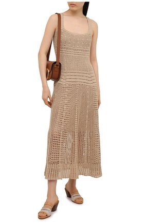 Женские комбинированные мюли honour BURBERRY бежевого цвета по цене 58400 руб., арт. 8039247 | Фото 2 Женские комбинированные мюли honour BURBERRY бежевого цвета, арт. 8039247 | Фото 2 (Каблук высота: Средний; Подошва: Плоская; Материал внешний: Текстиль; Каблук тип: Устойчивый; Материал внутренний: Натуральная кожа)