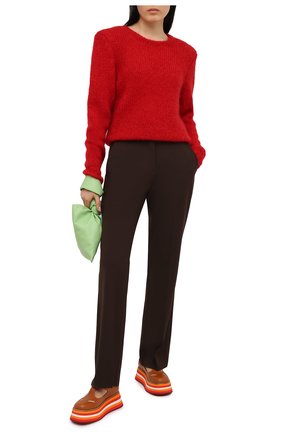 Женская кожаные туфли aldwych BURBERRY коричневого цвета, арт. 8039278 | Фото 2 (Материал внутренний: Натуральная кожа; Подошва: Платформа; Материал внешний: Кожа; Материал утеплителя: Без утеплителя)
