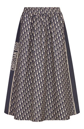 Женская юбка DIOR синего цвета по цене 220000 руб., арт. 127J24A2970X5803 | Фото 1 Женская юбка DIOR синего цвета, арт. 127J24A2970X5803 | Фото 1 (Материал внешний: Синтетический материал; Длина Ж (юбки, платья, шорты): Миди; Стили: Романтичный)
