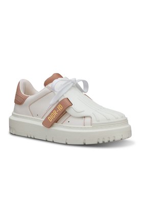 Женские кожаные кроссовки dior-id DIOR бежевого цвета по цене 89000 руб., арт. KCK278BCRS28W | Фото 2 Женские кожаные кроссовки dior-id DIOR бежевого цвета, арт. KCK278BCRS28W | Фото 2