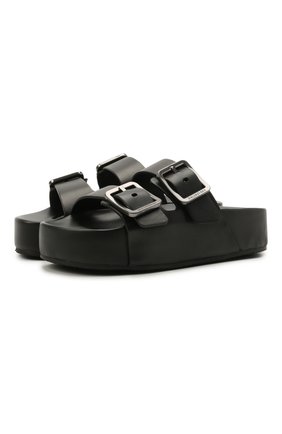 Женские кожаные сабо mallorca BALENCIAGA черного цвета по цене 68600 руб., арт. 656842/WA2M6 | Фото 1 Женские кожаные сабо mallorca BALENCIAGA черного цвета, арт. 656842/WA2M6 | Фото 1