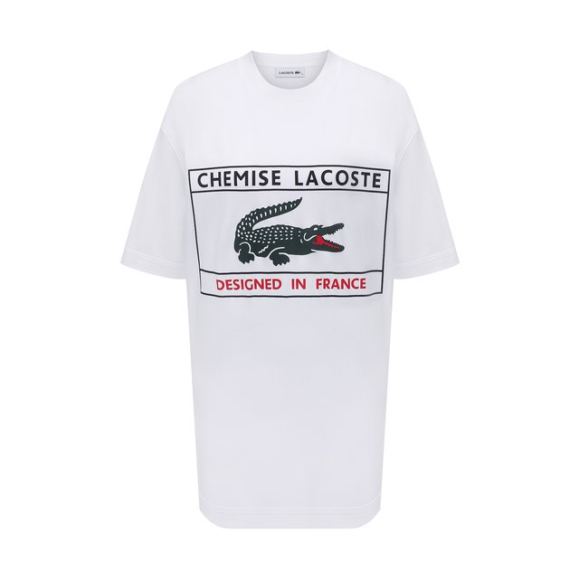 фото Хлопковая футболка lacoste