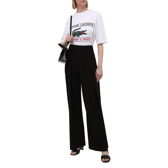 фото Хлопковая футболка lacoste