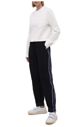 Женские джоггеры LACOSTE синего цвета по цене 40590 руб., арт. XH0442166 | Фото 2 Женские джоггеры LACOSTE синего цвета, арт. XH0442166 | Фото 2