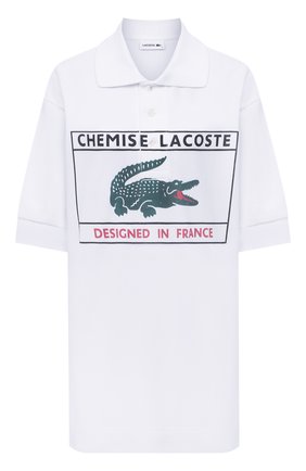 Женское хлопковое поло LACOSTE белого цвета по цене 15830 руб., арт. PH0248001 | Фото 1 Женское хлопковое поло LACOSTE белого цвета, арт. PH0248001 | Фото 1