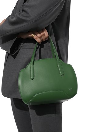Женская сумка sesia small LORO PIANA зеленого цвета по цене 245500 руб., арт. FAL6766 | Фото 2 Женская сумка sesia small LORO PIANA зеленого цвета, арт. FAL6766 | Фото 2 (Размер: small; Материал: Натуральная кожа; Сумки-технические: Сумки top-handle)