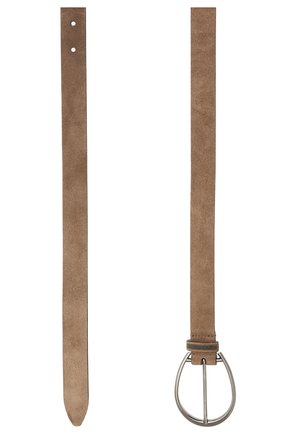 Женский кожаный ремень BRUNELLO CUCINELLI коричневого цвета, арт. M0DELC242P | Фото 2 (Материал: Натуральная кожа)