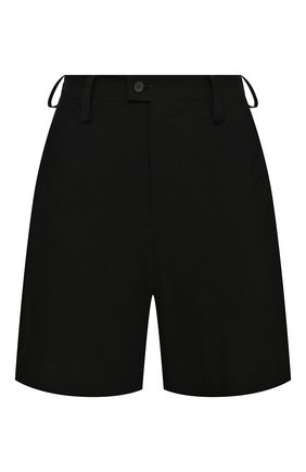 Женские шорты YOHJI YAMAMOTO черного цвета по цене 51950 руб., арт. FD-P06-200 | Фото 1 Женские шорты YOHJI YAMAMOTO черного цвета, арт. FD-P06-200 | Фото 1