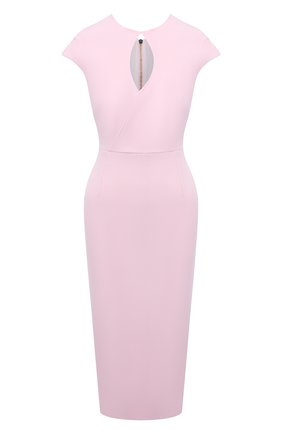 Женское платье ROLAND MOURET светло-розового цвета по цене 92600 руб., арт. SS21/S2270/F2196 | Фото 1 Женское платье ROLAND MOURET светло-розового цвета, арт. SS21/S2270/F2196 | Фото 1 (Материал внешний: Синтетический материал; Случай: Формальный; Материал подклада: Синтетический материал; Женское Кросс-КТ: Платье-одежда; Рукава: Короткие; Стили: Романтичный; Длина Ж (юбки, платья, шорты): Миди)