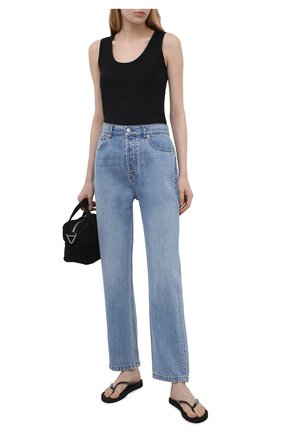 Женские резиновые шлепанцы CALVIN KLEIN черного цвета по цене 4780 руб., арт. KW0KW01374 | Фото 2 Женские резиновые шлепанцы CALVIN KLEIN черного цвета, арт. KW0KW01374 | Фото 2