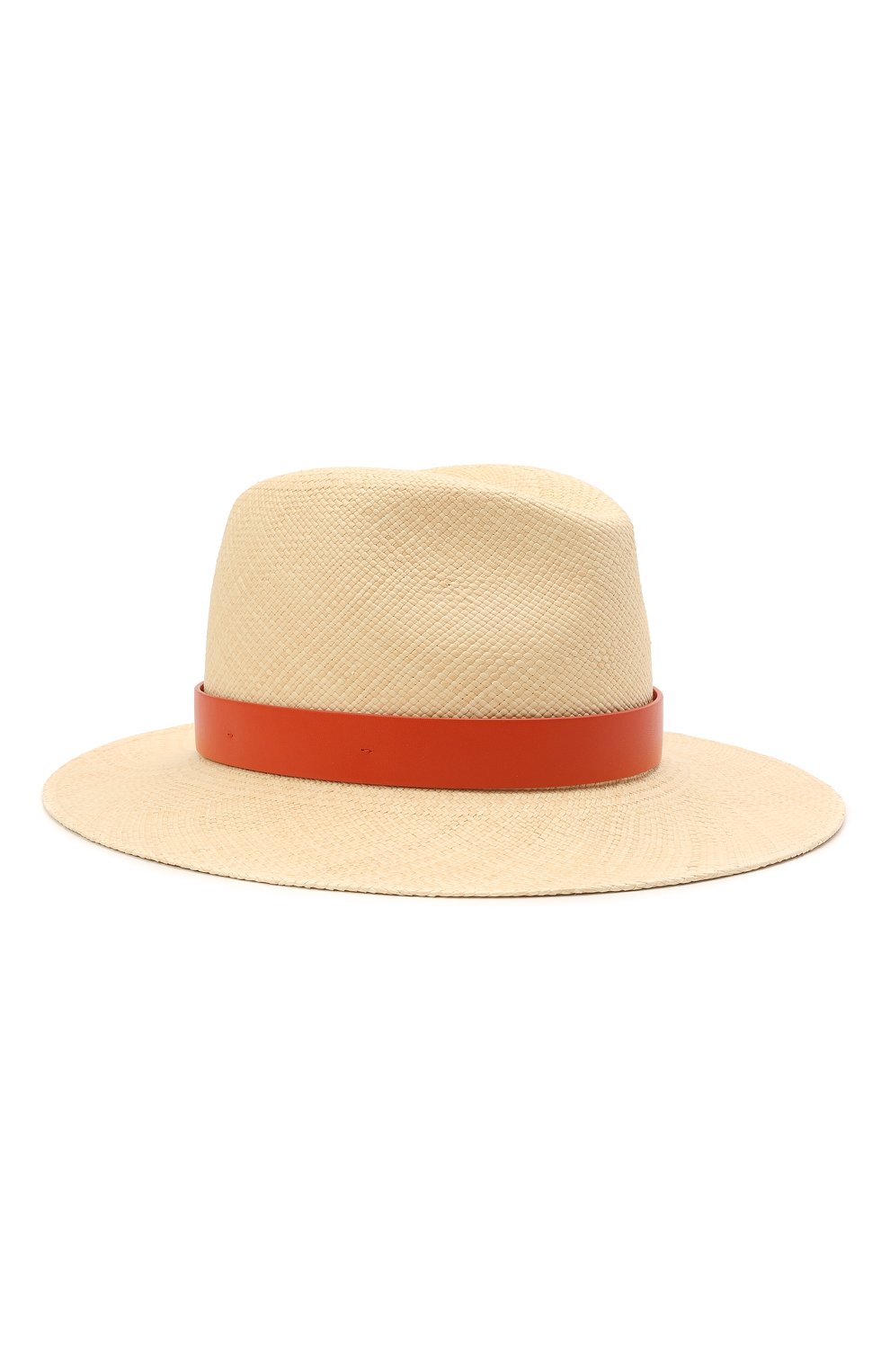 Женская соломенная шляпа VALENTINO оранжевого цвета, арт. VW0HAA31/FHF | Фото 1 (Региональные ограничения белый список (Axapta Mercury): RU; Материал: Растительное волокно)