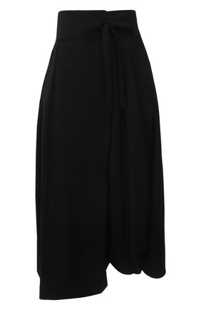 Женский шерстяные кюлоты CHLOÉ черного цвета по цене 94350 руб., арт. CHC21UPA09166 | Фото 1 Женский шерстяные кюлоты CHLOÉ черного цвета, арт. CHC21UPA09166 | Фото 1 (Материал внешний: Шерсть; Женское Кросс-КТ: Кюлоты-брюки; Стили: Бохо; Длина (брюки, джинсы): Укороченные)
