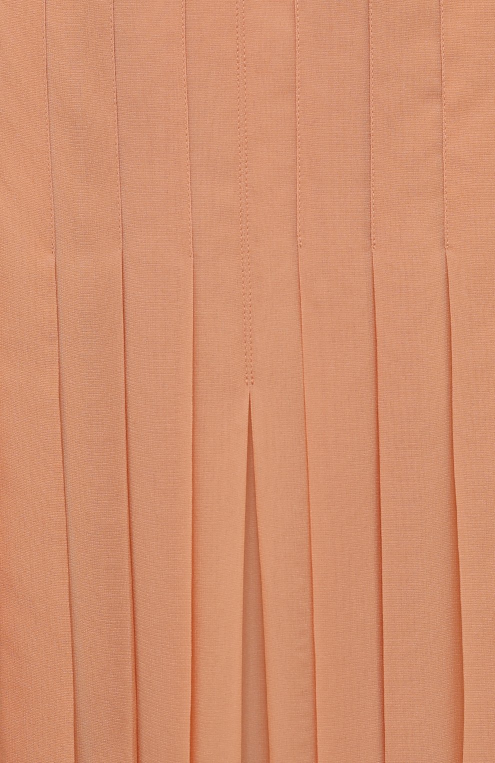 Женская плиссированная юбка CHLOÉ персикового цвета, арт. CHC21UJU17023 | Фото 5 (Женское Кросс-КТ: юбка-плиссе, Юбка-одежда; Материал внешний: Синтетический материал; Длина Ж (юбки, платья, шорты): Миди; Материал подклада: Синтетический материал; Стили: Романтичный)