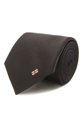 Мужской шелковый галстук BOSS темно-коричневого цвета, арт. 50455173 | Фото 1 (Материал: Шелк, Текстиль; Принт: Без принта)
