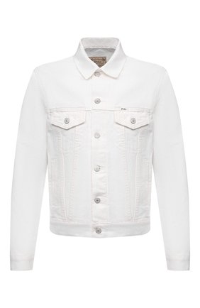 Мужская джинсовая куртка POLO RALPH LAUREN белого цвета по цене 19950 руб., арт. 710833150 | Фото 1 Мужская джинсовая куртка POLO RALPH LAUREN белого цвета, арт. 710833150 | Фото 1