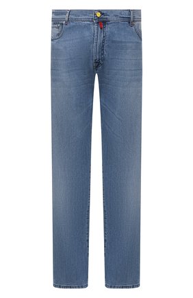 Мужские джинсы KITON голубого цвета по цене 106000 руб., арт. UPNJS/J07T20/44-52 | Фото 1 Мужские джинсы KITON голубого цвета, арт. UPNJS/J07T20/44-52 | Фото 1