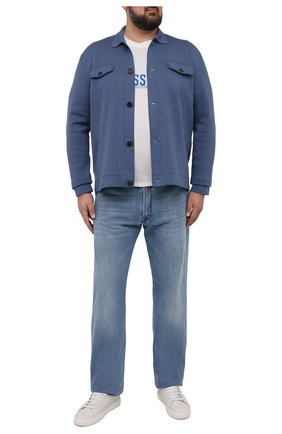 Мужские джинсы KITON голубого цвета по цене 106000 руб., арт. UPNJS/J07T20/44-52 | Фото 2 Мужские джинсы KITON голубого цвета, арт. UPNJS/J07T20/44-52 | Фото 2