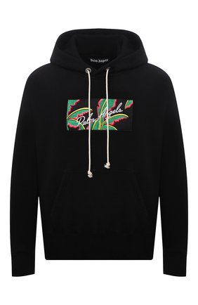 Мужской хлопковое худи PALM ANGELS черного цвета по цене 59450 руб., арт. PMBB058S21FLE0041001 | Фото 1 Мужской хлопковое худи PALM ANGELS черного цвета, арт. PMBB058S21FLE0041001 | Фото 1