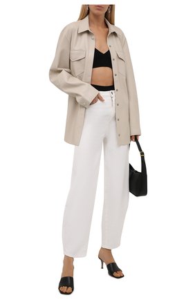 Женские шелковые шорты JIL SANDER черного цвета по цене 52400 руб., арт. JSWS764306-WSY28008 | Фото 2 Женские шелковые шорты JIL SANDER черного цвета, арт. JSWS764306-WSY28008 | Фото 2