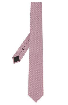 Мужской шелковый галстук BOSS розового цвета, арт. 50455533 | Фото 2 (Материал: Текстиль, Шелк; Принт: С принтом)