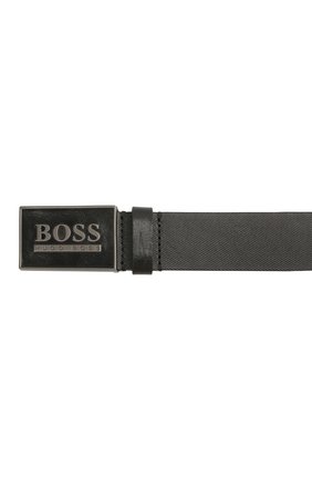 Мужской кожаный ремень BOSS черного цвета по цене 11000 руб., арт. 50440833 | Фото 3 Мужской кожаный ремень BOSS черного цвета, арт. 50440833 | Фото 3