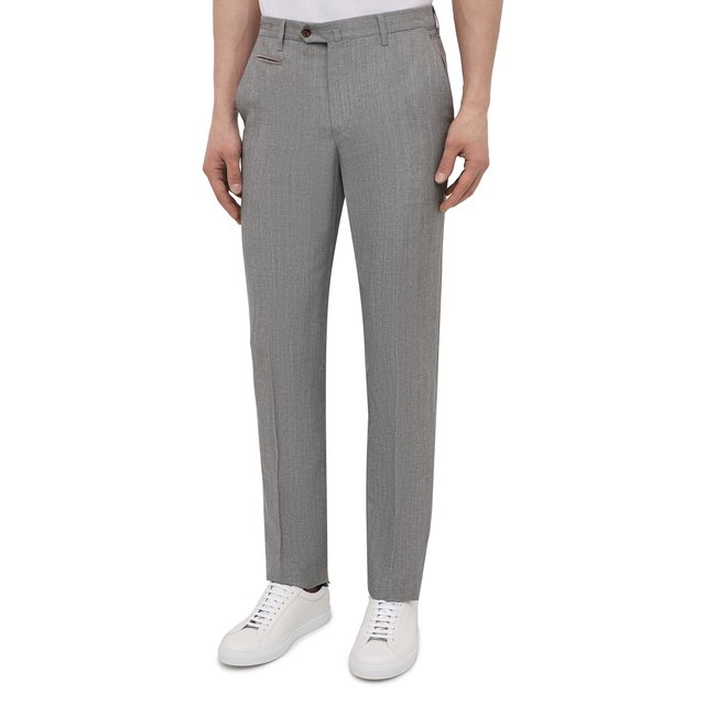 фото Брюки из шерсти и льна corneliani
