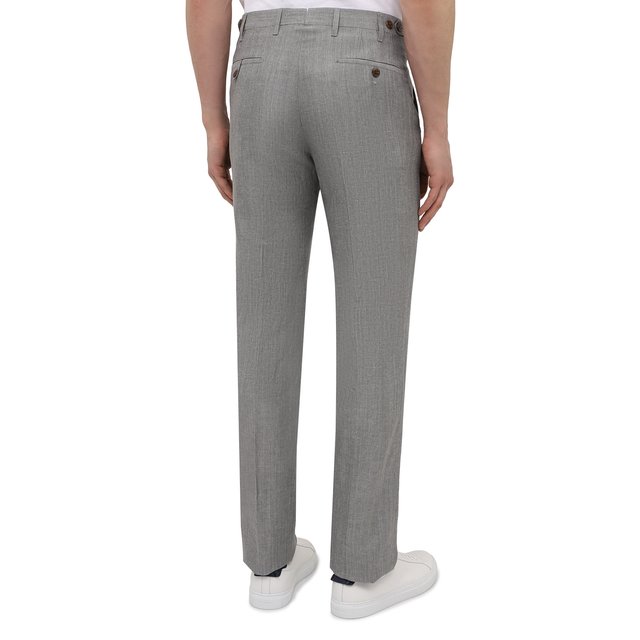 фото Брюки из шерсти и льна corneliani