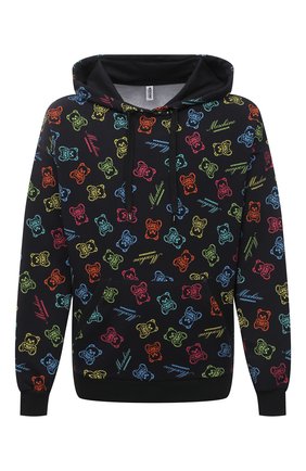 Мужской хлопковое худи MOSCHINO черного цвета по цене 24750 руб., арт. A1709/8109 | Фото 1 Мужской хлопковое худи MOSCHINO черного цвета, арт. A1709/8109 | Фото 1