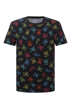 Мужская хлопковая футболка MOSCHINO черного цвета по цене 12450 руб., арт. A1906/8108 | Фото 1 Мужская хлопковая футболка MOSCHINO черного цвета, арт. A1906/8108 | Фото 1