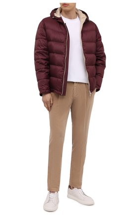 Мужские хлопковые брюки BRUNELLO CUCINELLI бежевого цвета по цене 75700 руб., арт. M280DE1740 | Фото 2 Мужские хлопковые брюки BRUNELLO CUCINELLI бежевого цвета, арт. M280DE1740 | Фото 2