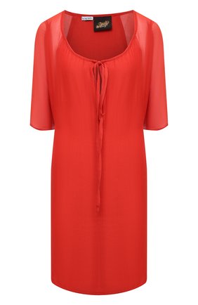 Женское платье loewe x paula's ibiza LOEWE красного цвета по цене 61500 руб., арт. S616Y09X23 | Фото 1 Женское платье loewe x paula's ibiza LOEWE красного цвета, арт. S616Y09X23 | Фото 1 (Случай: Повседневный; Материал внешний: Хлопок, Шелк; Длина Ж (юбки, платья, шорты): До колена; Стили: Романтичный; Женское Кросс-КТ: Платье-одежда; Рукава: 3/4)