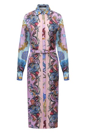 Женское шелковое платье VERSACE разноцветного цвета по цене 226500 руб., арт. A83363/1F00905 | Фото 1 Женское шелковое платье VERSACE разноцветного цвета, арт. A83363/1F00905 | Фото 1