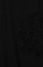 Женское платье из вискозы LILA EUGENIE черного цвета, арт. 2110 | Фото 5 (Рукава: Короткие; Случай: Повседневный; Длина Ж (юбки, платья, шорты): Миди; Материал внешний: Вискоза; Женское Кросс-КТ: Платье-одежда; Стили: Кэжуэл)