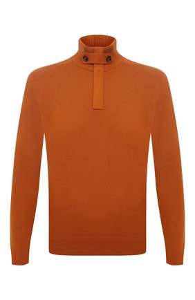 Мужской кашемировый свитер LORO PIANA оранжевого цвета по цене 230500 руб., арт. FAL5980 | Фото 1 Мужской кашемировый свитер LORO PIANA оранжевого цвета, арт. FAL5980 | Фото 1