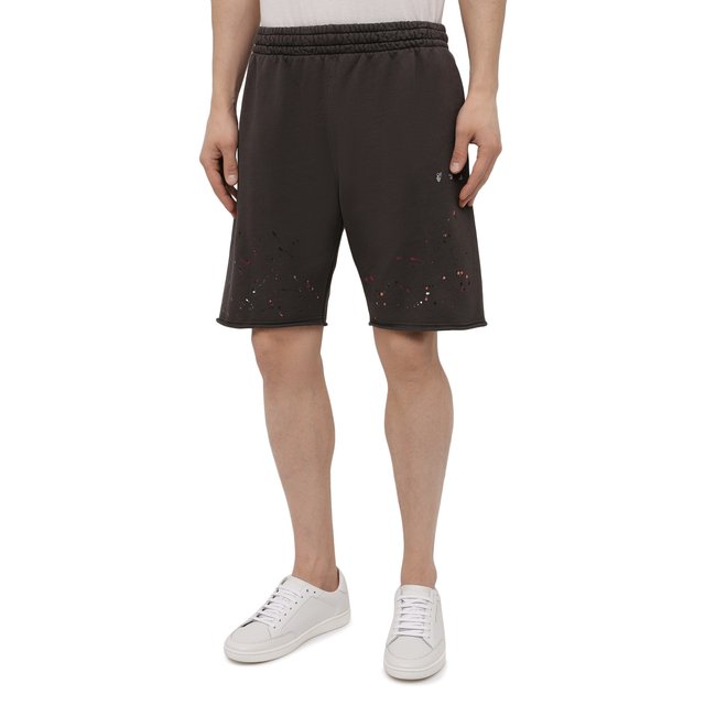 фото Хлопковые шорты off-white