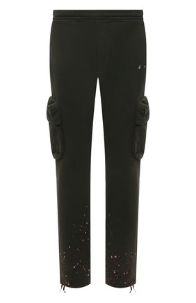 Мужские хлопковые брюки-карго OFF-WHITE хаки цвета по цене 89950 руб., арт. 0MCH036S21FLE005 | Фото 1 Мужские хлопковые брюки-карго OFF-WHITE хаки цвета, арт. 0MCH036S21FLE005 | Фото 1 (Стили: Милитари; Случай: Повседневный; Длина (брюки, джинсы): Стандартные; Силуэт М (брюки): Карго; Материал внешний: Хлопок)