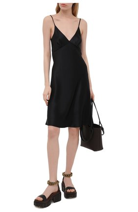 Женские сандалии emilie STELLA MCCARTNEY черного цвета по цене 68900 руб., арт. 800341/W1DX0 | Фото 2 Женские сандалии emilie STELLA MCCARTNEY черного цвета, арт. 800341/W1DX0 | Фото 2