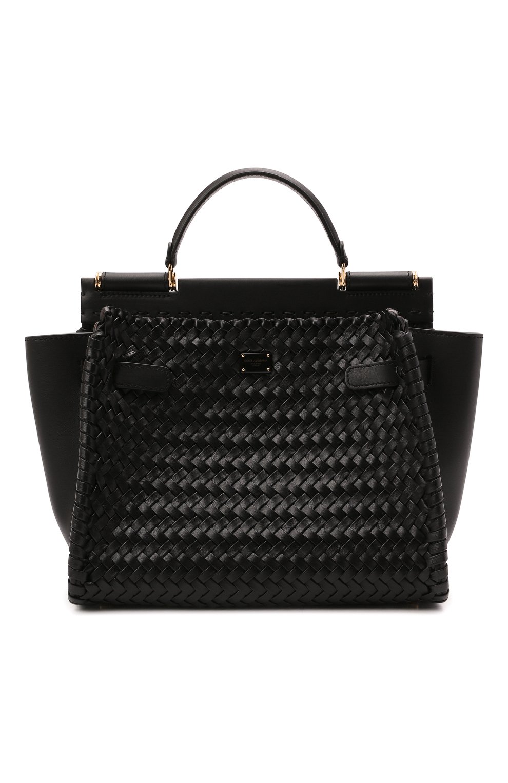 Женская сумка sicily 62 medium DOLCE & GABBANA черного цвета, арт. BB6891/A0398 | Фото 1