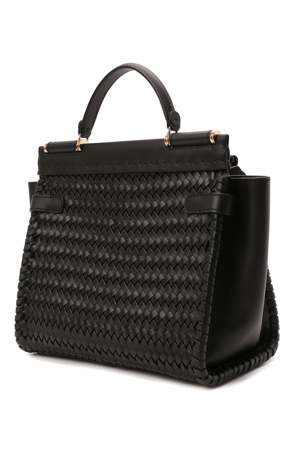Женская сумка sicily 62 medium DOLCE & GABBANA черного цвета по цене 299500 руб., арт. BB6891/A0398 | Фото 3 Женская сумка sicily 62 medium DOLCE & GABBANA черного цвета, арт. BB6891/A0398 | Фото 3