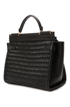 Женская сумка sicily 62 medium DOLCE & GABBANA черного цвета по цене 299500 руб., арт. BB6891/A0398 | Фото 3 Женская сумка sicily 62 medium DOLCE & GABBANA черного цвета, арт. BB6891/A0398 | Фото 3