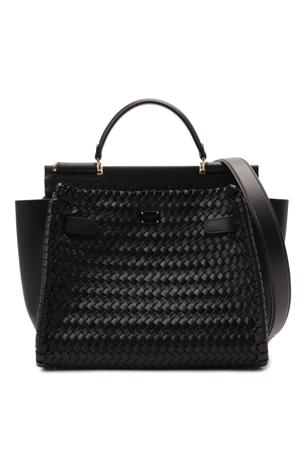 Женская сумка sicily 62 medium DOLCE & GABBANA черного цвета по цене 299500 руб., арт. BB6891/A0398 | Фото 6 Женская сумка sicily 62 medium DOLCE & GABBANA черного цвета, арт. BB6891/A0398 | Фото 6