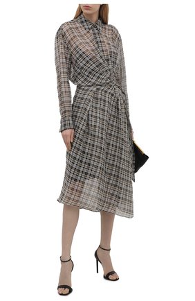 Женское платье BRUNELLO CUCINELLI коричневого цвета по цене 278500 руб., арт. MP754A4809 | Фото 2 Женское платье BRUNELLO CUCINELLI коричневого цвета, арт. MP754A4809 | Фото 2