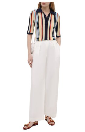 Женские кожаные сандалии roman stud runway VALENTINO красного цвета по цене 75800 руб., арт. VW0S0BU8/ZWM | Фото 2 Женские кожаные сандалии roman stud runway VALENTINO красного цвета, арт. VW0S0BU8/ZWM | Фото 2